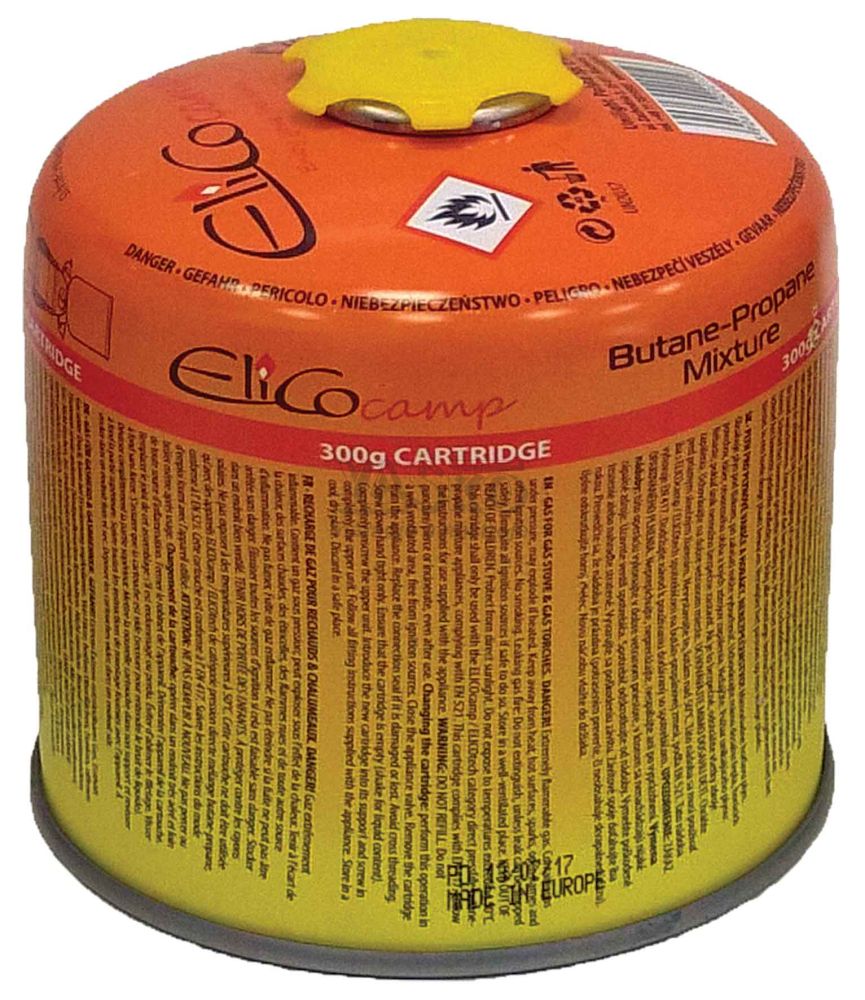 Plynová kartuša s propan-butanom 300 g, pripojenie na závit 7/16", ELICO