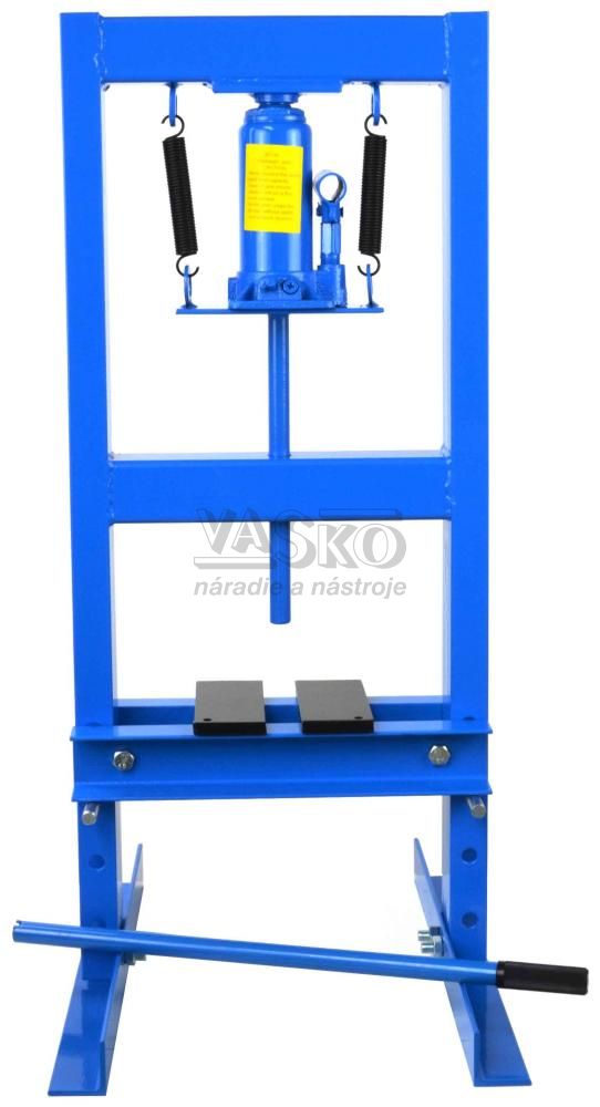 Hydraulický lis 8 ton, zdvih piestu 240 mm, hmotnosť 30 kg, priemer piestu 21 mm, GEKO
