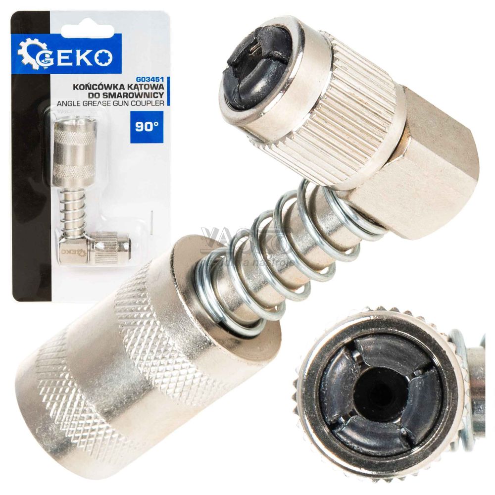 Koncovka mazacej pištole 90° 1/8", GEKO