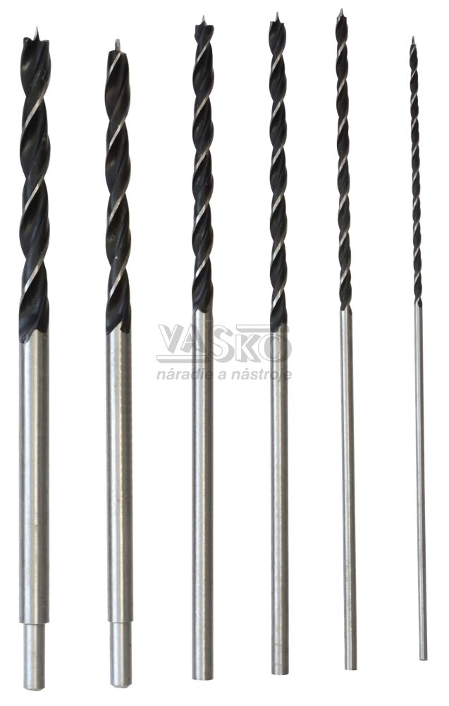 Sada vrtákov do dreva 4, 6, 8, 10 ,12, 14 mm x 300 mm, 6-dielna, GEKO