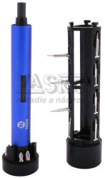 Akumultorov skrutkova, Li-ion batria 3,6 V, 1300 mAh, 1.5 Nm, 17 bitov, XL-TOOLS