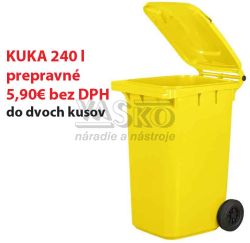 KUKA - ndoba na odpad 240 l, plastov lt