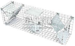 Pasca na kuny, potkany a norky, 102x17x20cm, dvojvchodov�, XL-TOOLS