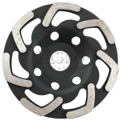 Br�sny diamantov� kot�� 125x5x22,2 mm na br�senie �uly, mramoru, typ-L, PROFI, XL-TOOLS