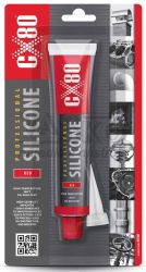 SILIK�N PROFESIONAL do 380�C, 80 ml, �erven� s aplik�torom, na blistri