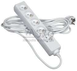 Kbel predlovac 5 zsuvky, 5 m, 3 x 1,5 mm, POLMARK