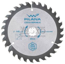 Plov kot s SK pltkami 140x1,9x20 zuby 30 WZ, PILANA