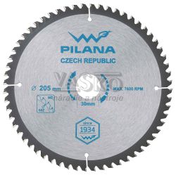 Plov kot s SK pltkami 205x2,2x30 zuby 60 WZ, PILANA