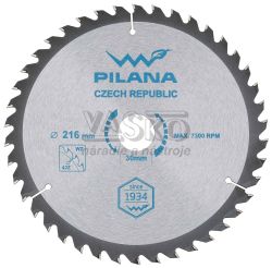 Plov kot s SK pltkami 216x2,4x30 zuby 42 WZ, PILANA