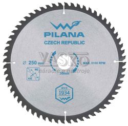 Plov kot s SK pltkami 250x2,4x30 zuby 60 WZ, PILANA