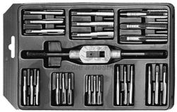 Sada zvitnkov 25-dielna, M3-M12, vratidlo 2,5-9, NO, MINI-2, CZ TOOL