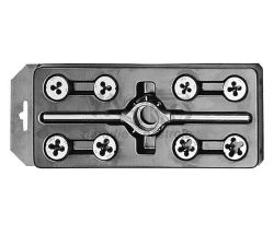 Sada zvitovch oiek M3-M12 s vratidlom, 9-dielna, materil NO, CZ-TOOL