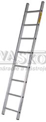 Rebrík hliníkový jednodielny - 13 stupne, 347 cm, stabilizačná tyč, nosnosť 150 kg