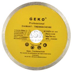 Diamantov� kot�� celoobvodov� 115 x 22 x 1,9 mm, GEKO