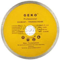 Diamantov� kot�� celoobvodov� 125 x 22 x 1,9 mm, GEKO