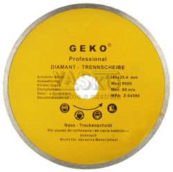 Diamantov� kot�� celoobvodov� 180 x 25,4 x 2,5 mm, GEKO