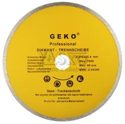 Diamantov� kot�� celoobvodov� 200 x 25,4 x 2,5 mm, GEKO