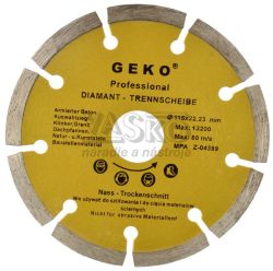 Diamantov� kot�� segmentov� 115 x 22 x 1,9 mm, GEKO