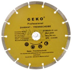 Diamantov� kot�� segmentov� 180 x 22 x 2,5 mm, GEKO