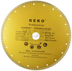 Diamantov� kot�� TURBO 300 x 32 x 3 mm, celistv� segment, GEKO