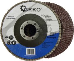 Brsny lamelov kot 125 x 22,2 mm, zrno 40, GEKO