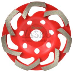 Brsny diamantov kot 125 x 22 mm na kame, L-SHAPE, GEKO