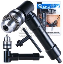 Adaptr so skuovadlom 1-10 mm pre uahovanie a vtanie pod uhlom 90, GEKO