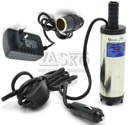 Ponorn� �erpadlo na olej 24V / 230V, priemer �erpadla 38 mm, GEKO