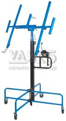 Mont�ny stojan na s�drokart�n, zdvih 170-400 cm, max. tabu�a 120 x 280 cm, GEKO