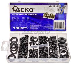 Sada gumov�ch prechodov�ch tesnen�, 180-dielna, GEKO