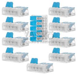 Sada elektrikrskych rchlospojok 5 x 0,2 - 4 mm2, GEKO