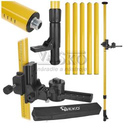 Teleskopick� nosn� st�p pre laser 420 cm + adapt�r pre sklony, GEKO
