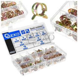 Sada pružných svoriek 8-18 mm, 135-dielna, GEKO Sada pružných svoriek 8-18 mm, 135-dielna, GEKO