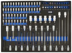 Sada TORX hlavc a bitov 102-dielna, rozmer 51 x 39 cm, GEKO