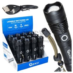 LED lampa XHP50 15W 1800 mAh 1500 lm IPX3, GEKO