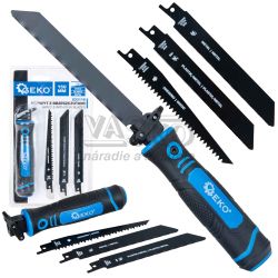 Dr�iak me�ov�ch p�lov�ch listov + 3 p�lov� listy, rukov� 150 mm, GEKO