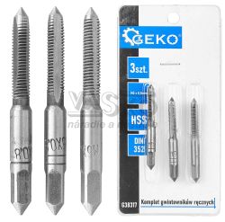 Sada z�vitn�kov HSS, M5 x 0,8, 3-dielna, GEKO