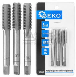 Sada z�vitn�kov HSS, M10 x 1,5, 3-dielna, GEKO