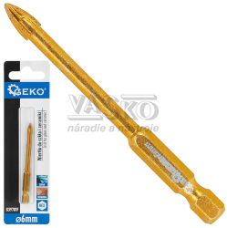 Vrtk do skla a keramiky 6 mm, 4-brit, stopka 1/4