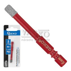 Diamantov vrtk do gresu 6 mm, upnutie 6-HRAN, GEKO