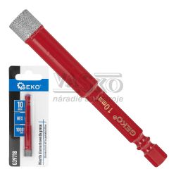 Diamantov vrtk do gresu 10 mm, upnutie 6-HRAN, GEKO