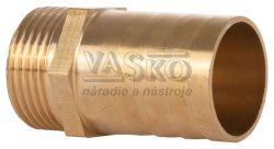 Mosadzn vsuvka na 25 mm hadicu, vonkaj zvit 3/4