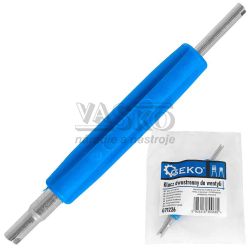 Skrutkova� na autoventil obojstrann�, GEKO