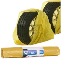 Vrecia na pneumatiky 100x100 cm, �lt�, rolka 10ks, GEKO