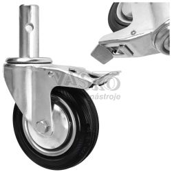 Koleso na lešenie s brzdou 160 mm, nosnosť 125 kg, GEKO Koleso na lešenie s brzdou 160 mm, nosnosť 125 kg, GEKO