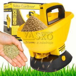 Akumulátorové rozmetadlo trávnikového semena a hnojív, objem 2,7 litra, GEKO Akumulátorové rozmetadlo trávnikového semena a hnojív, objem 2,7 litra, GEKO