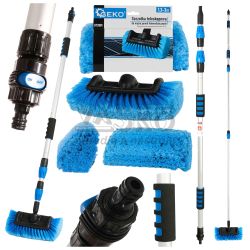 Teleskopick� kefa na um�vanie fotovoltaick�ch panelov 1,3 - 3 m, GEKO