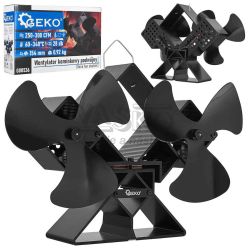 Ventiltor ku krbu bez magnetu, dvojit, GEKO