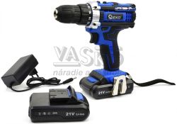 Akumultorov vtaka, 21 V, 2x batria Li-ion 2 Ah, 38 Nm v kufrku, GEKO