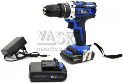 Akumultorov vtaka prklepov, 21 V, 2x batria Li-ion, 38 Nm v kufrku, GEKO